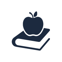 Sullivan High School ELL icon apple and book